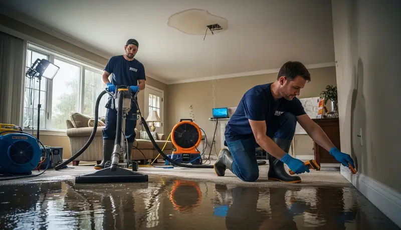 Storm Damage Water Removal Project in Modesto, CA in Modesto, CA